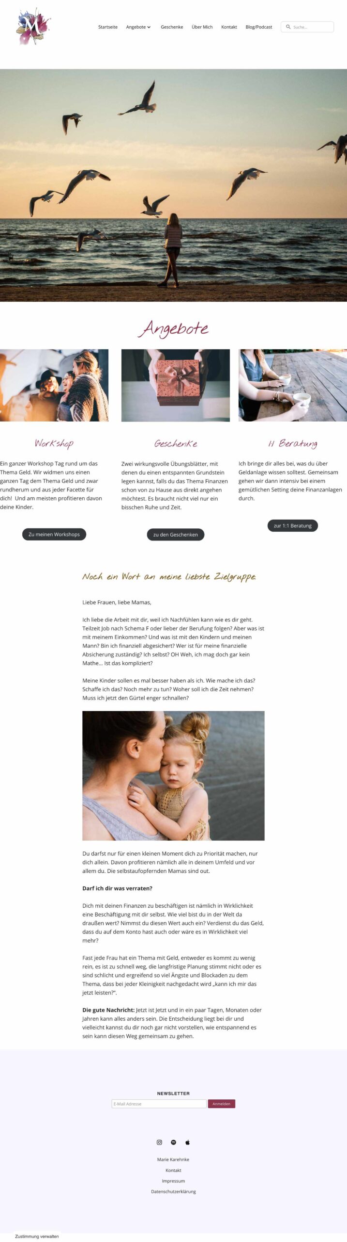 Screenshot Angebote